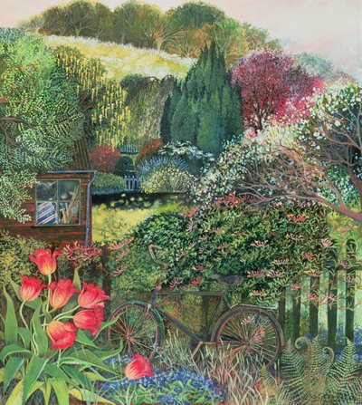 Martins fiets, 1991 door Lisa Graa Jensen